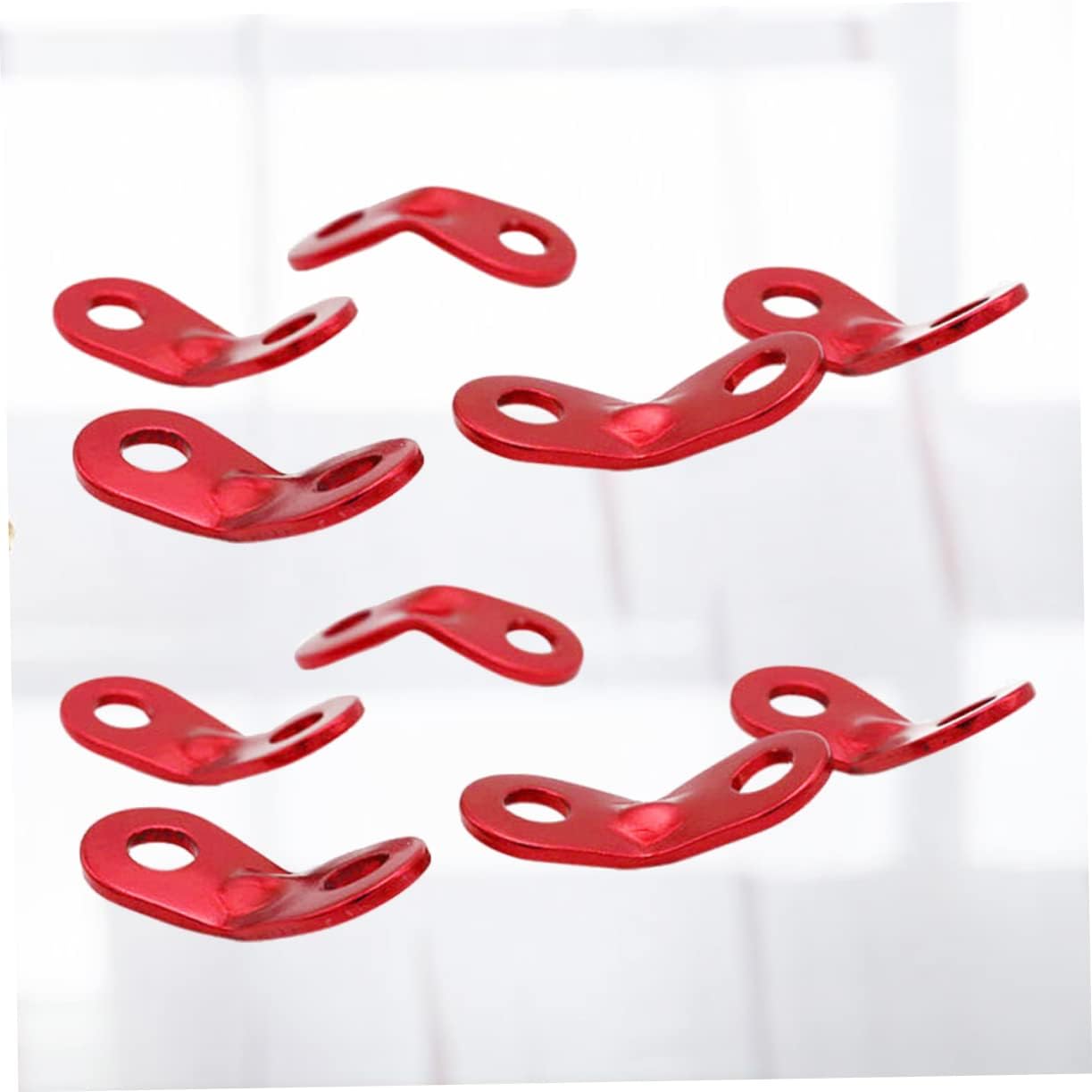 UKCOCO Wind Rope Buckle Heavy Duty Aluminum Alloy Tent Rope Fasteners for Outdoor Camping Hiking Backing and