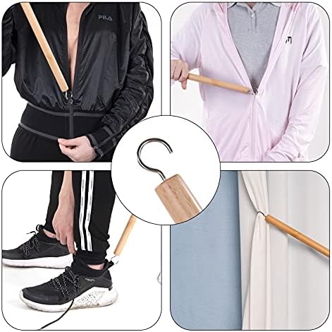 68cm Long Dressing Stick, Sock Remover Tool, Independent Living Aid, Dressing Aids for Shoes, Socks, Shirts, and Pants