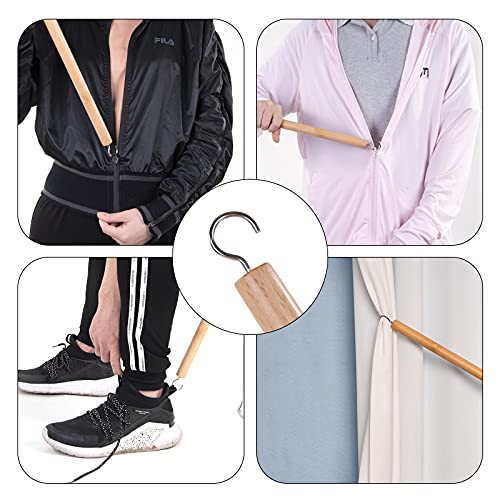 27\" Dressing Stick, Sock Remover Tool, Independent Living Aid, Dressing Aids for Shoes, Socks, Shirts, and Pants