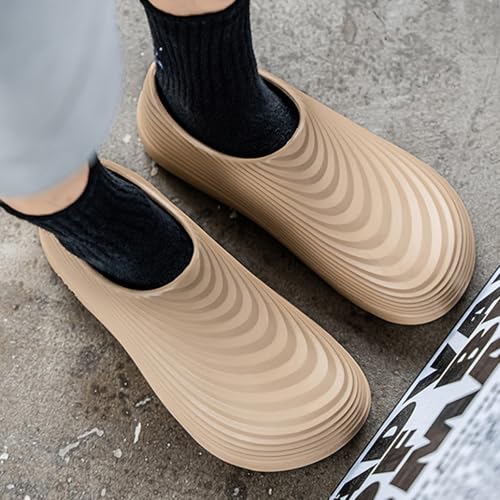 Image of Armadillo Chef Clogs for Mens Women Lightweight Garden Clogs Waterproof Non Slip Work Shoes Non-Slip Air Cushion Thick Bottom Slides Shoes Comfortable Nursing Shoe