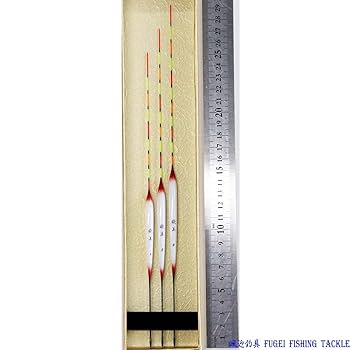 Amazon | FUGEI 宙釣り へら浮き 暁美 ウキ 3本セット 全長25/27