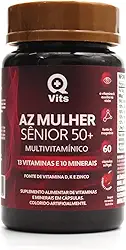 AZ Mulher Sênior 50+ QMaisVits 60 Cápsulas Softgel