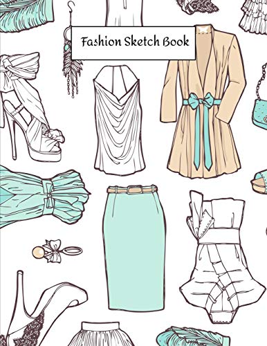 Fashion Sketch Book: My Fashion Design Illustration Workbook , Croquis Templates and Model Draft Sketchpad 8.5x11 inches image 3