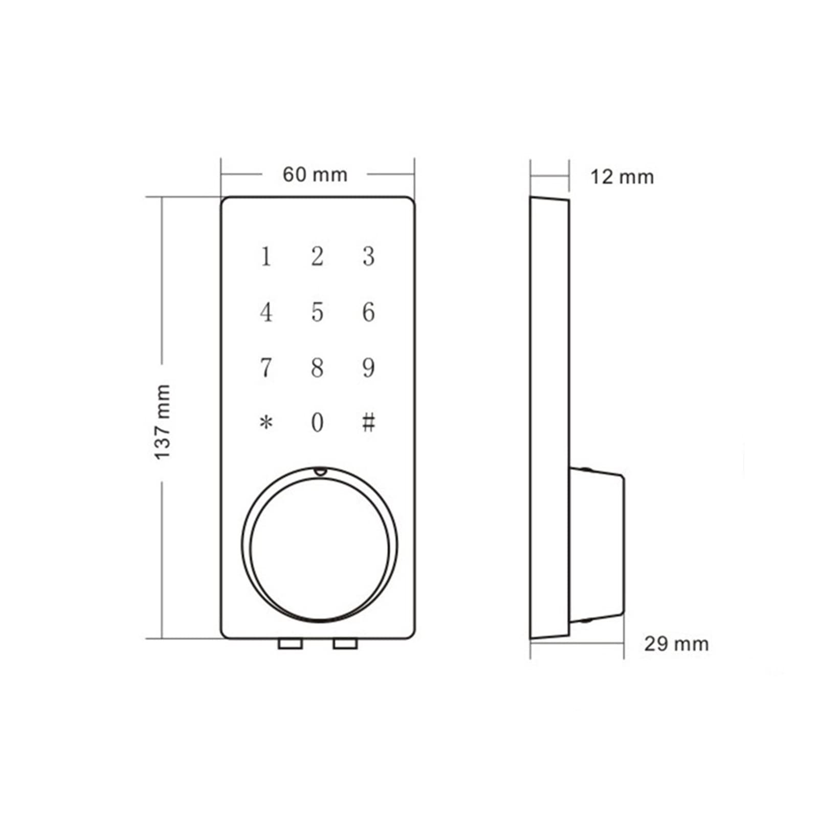 Inteligentny zamek do drzwi, Czarny inteligentny odcisk palca Deadbolt Lock Wifi App Zdalne sterowanie automatyczną blokadą Ic Blokada drzwi karty dom
