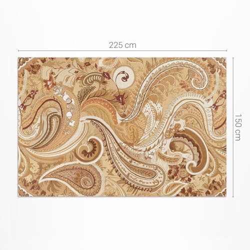 Tapis extérieur PVC imperméable 150x225 cm résistant décoloration pour terrasse
