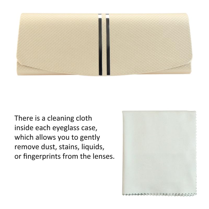 Image of VisionGlobal Hard Shell Eyeglass Case for Eyeglasses and Sunglasses for Men /Women and Kids