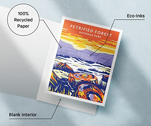 Image of Twigs Paper Natural Wonders Thank You Cards, 24 National Park Note Cards