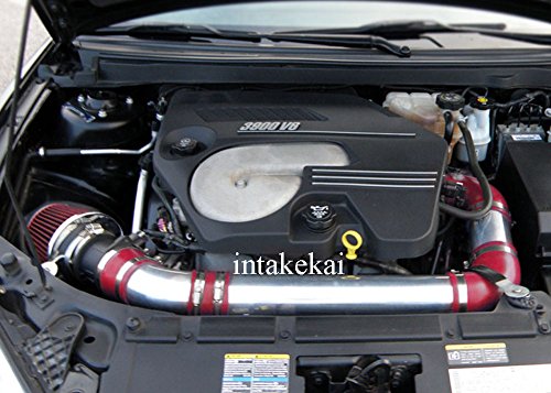 Performance Air Intake for 04-10 Chevrolet Chevy Malibu 3.5 3.5L, 05-10 Pontiac G6 3.5 3.5L V6 Engine (RED)