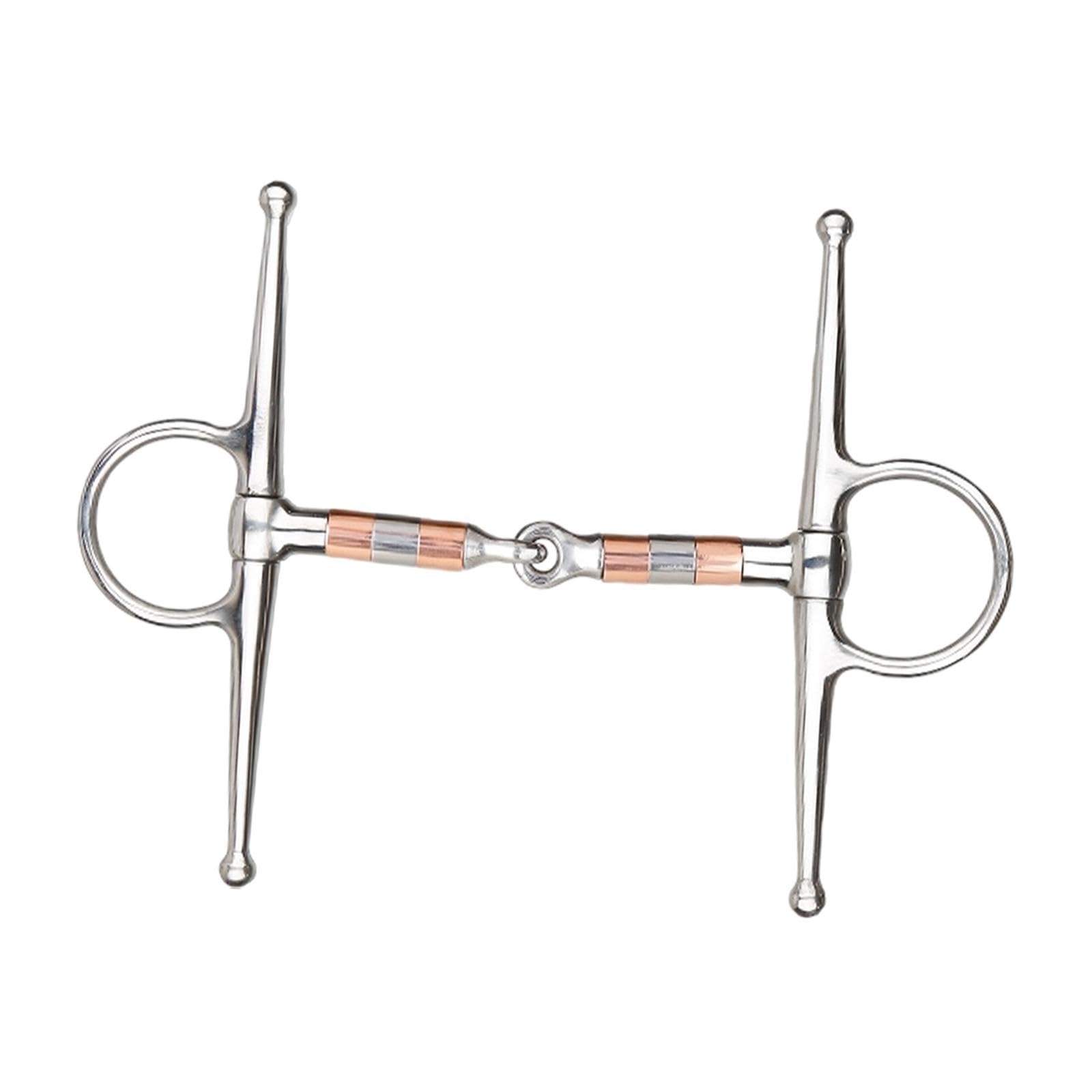 Sharplace para Caballo de Acero Inoxidable con Diseño Tipo H Mordedura de Cobre Entrenamiento y Control de Dirección Adecuado para Deportes Ecuestres