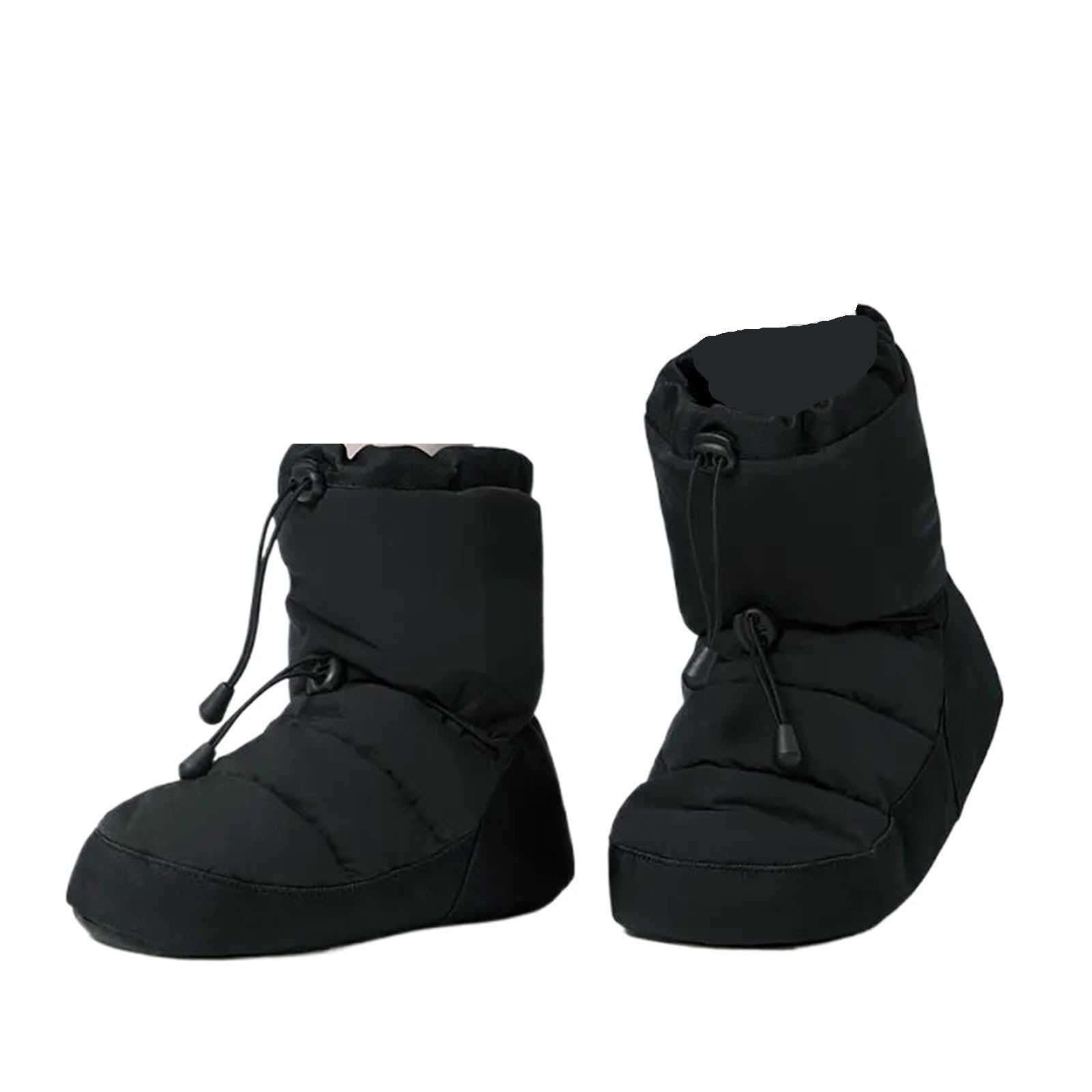 Scaldapiedi Danza Scarpe da Ballo for Bambine e Donne, Stivali Danza Caldi con Fibbia, Stivaletti Ballerina Invernali for Bambini