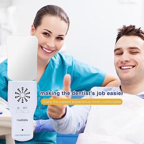 Healthible Dental Photography Mirrors Anti Fog, Pofessional Dental Mirror For Teeth Fog Free With Fan And Led, Dental Mirror With Light For Inside Mouth #TOP5