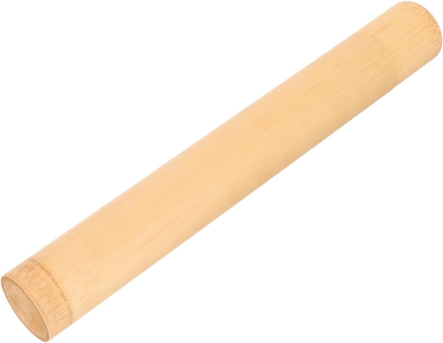 Eco-friendly Bamboo Tube Home Toothbrush Holder Camping Hiking Travel Organizer