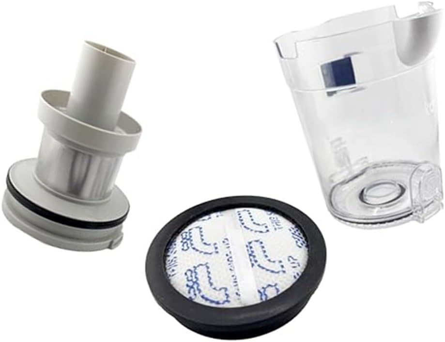 Dust Cup and Filter Set for Eureka NEC280 Series Cordless Vacuum Cleaner, Includes Washable Dust Collection Bin with Internal and External Filters to Maintain Optimal Suction Performance