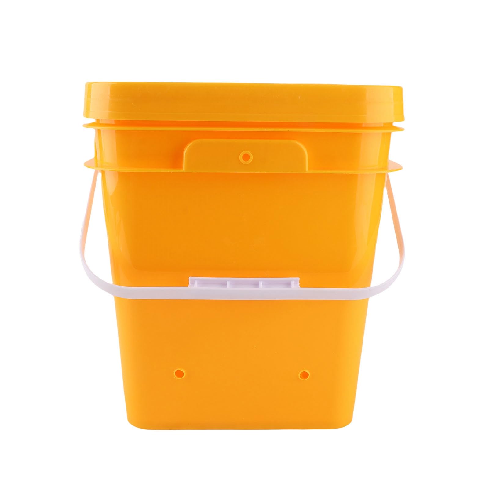 Dilwe Bebedero Automático para Aves de Corral de 12L con Práctico Cubo, Equipo de Bebida Confiable para Pollos y Pájaros (Cubo + Tazón Azul Grande + Tornillos Negros)