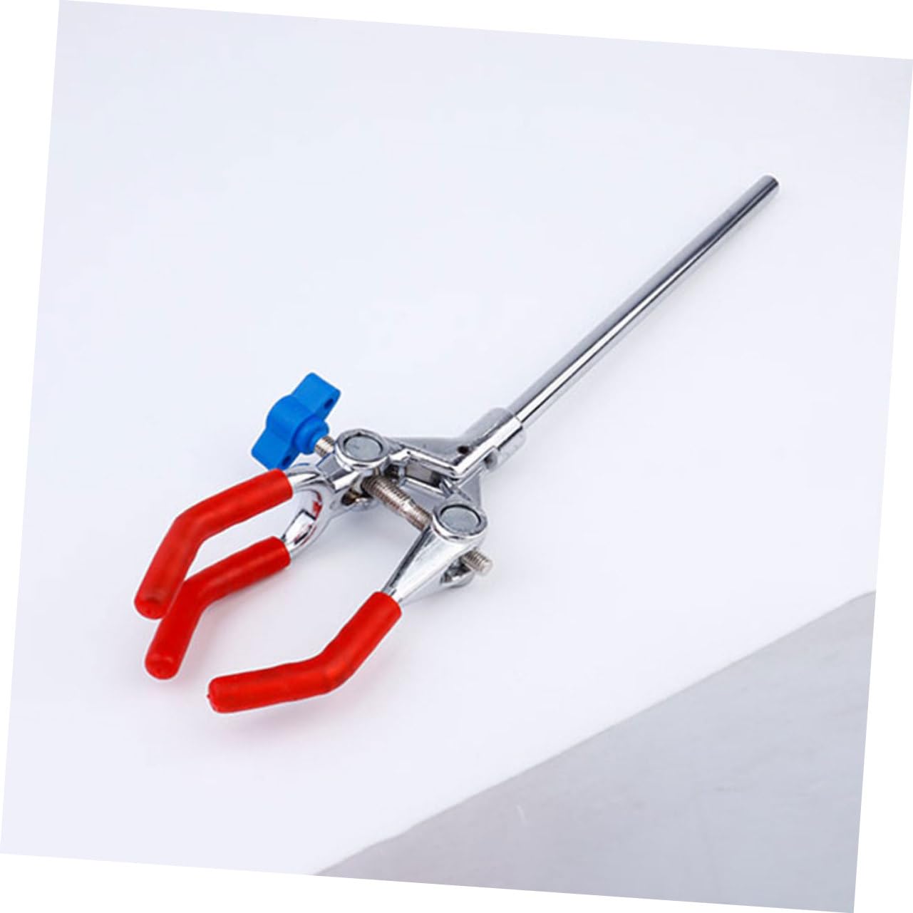 iplusmile 4pezzi Pinza Regolabile Acciaio Inossidabile Per Provetta Per Laboratorio Clip Leggera e Compatta Per Flaconi e Provette Strumento Pratico Per Esperimenti Scientifici