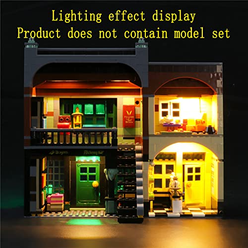 Image of GEAMENT LED Light Kit Compatible with Lego Diagon Alley - Lighting Set for 75978 Building Model (Model Set Not Included)