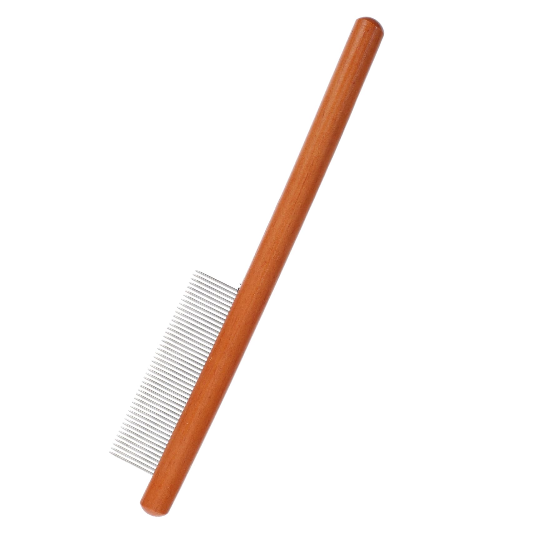 HOLIDYOYO Handle Pet Hair Removal Comb for Cats and Dogs Multi Functional Grooming Tool with Metal Teeth for Long Hair Gentle Skin Comfortable Grip for All Breeds