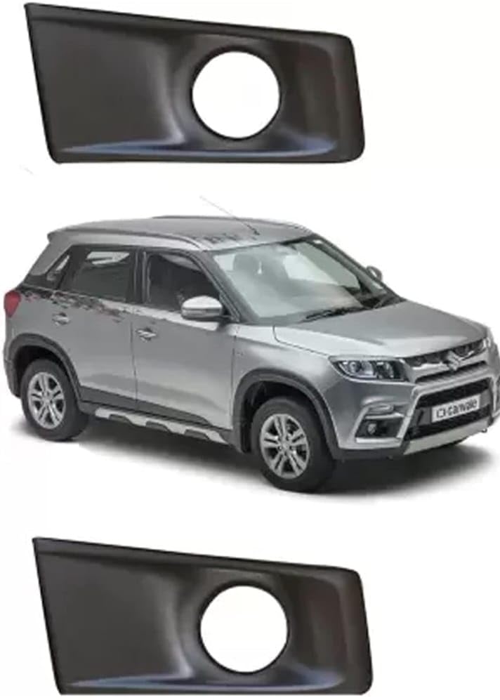 bumper front fog lamp black cover BREZZA old model type 1 set of 2pc-image-3