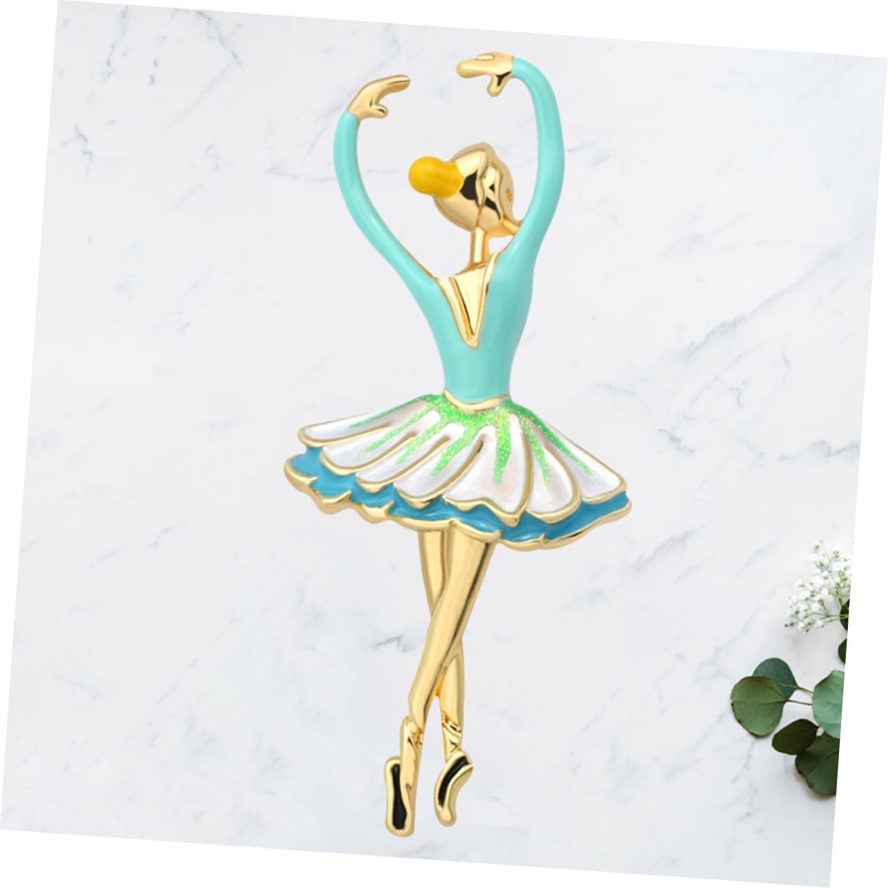 Gatuida Alloy Brooch Pin Dance Brooch for Boys and Girls Adults Fashion Alloy Jewelry Box Ballerina