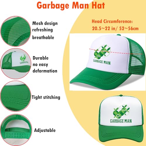 Disfraz Kit Hombre de la Basura Infantil 4 en 1 miniatura 2