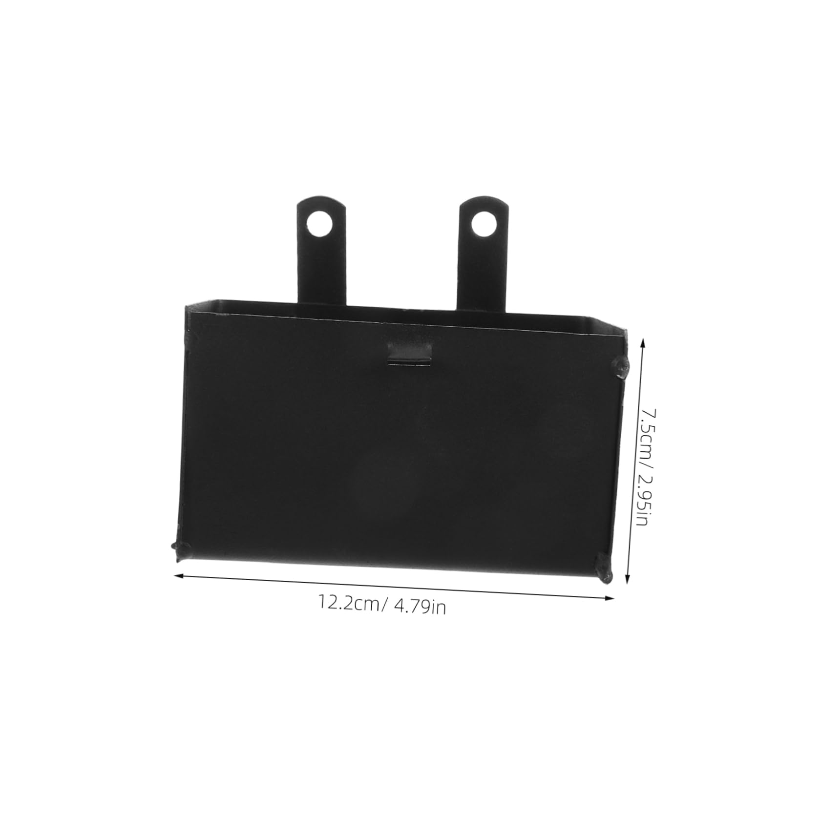 OUNONA Motorcycle Battery Box Durable Metal Holder for ATV Dirt Bike and Off Road Use Compact and Lightweight Design for Easy Storage and Portability