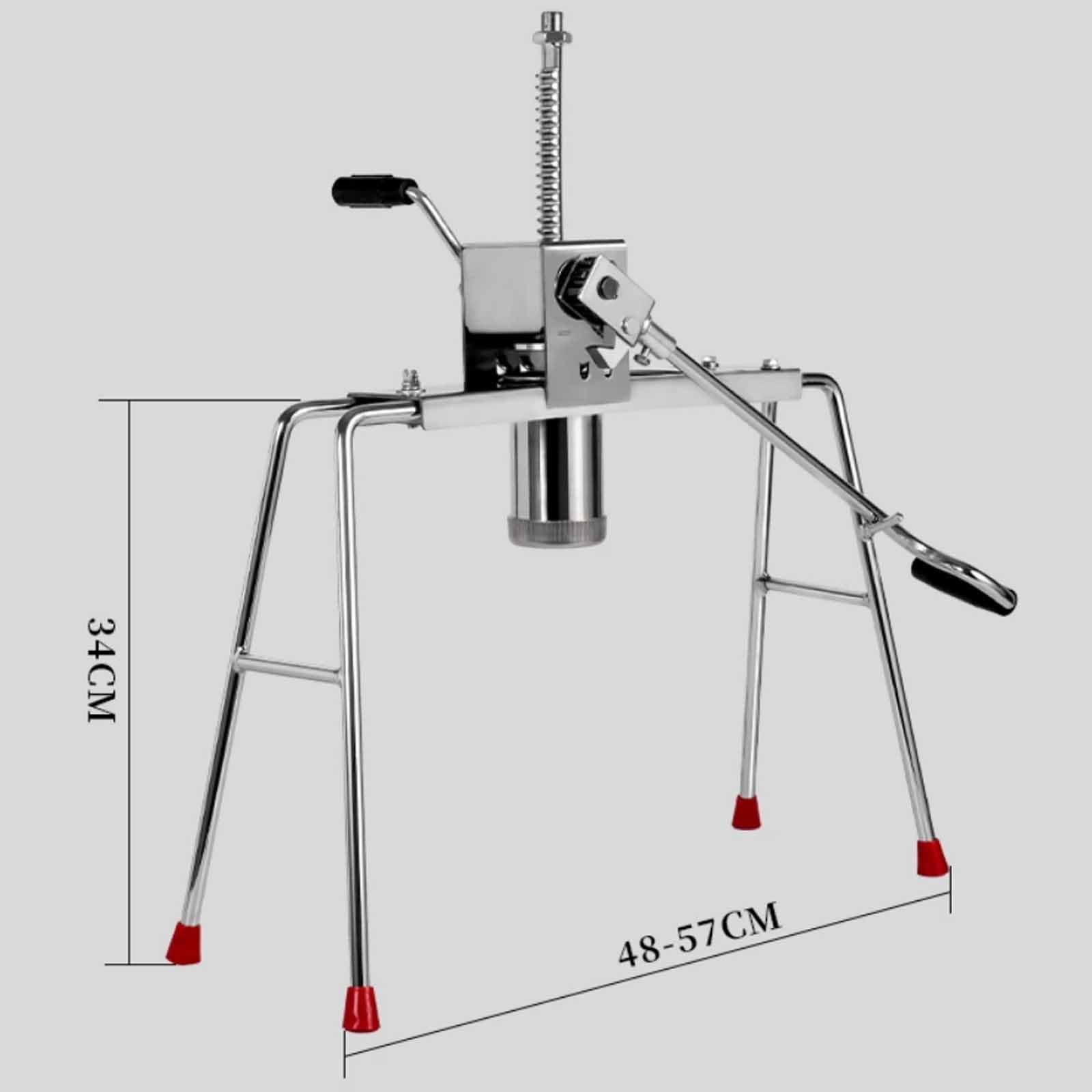 ERICAT Macchina Estrusore per Incenso Buddha, Macchina Manuale per La Produzione di Bastoncini di Incenso con Stampi da 1,5 Mm/2 Mm/2,5 Mm/3 Mm/3,5 Mm/5 Mm/6 Mm/8 Mm, Regolabile (48-57 Cm)