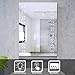 Produktbild Elegant Badspiegel mit LED-Beleuchtung Lichtspiegel mit Sensor-Schalter 50 x 70 cm kaltweiß IP44 Energiesparend Badezimmer Wandspiegel Beschlagfrei Badezimmerspiegel