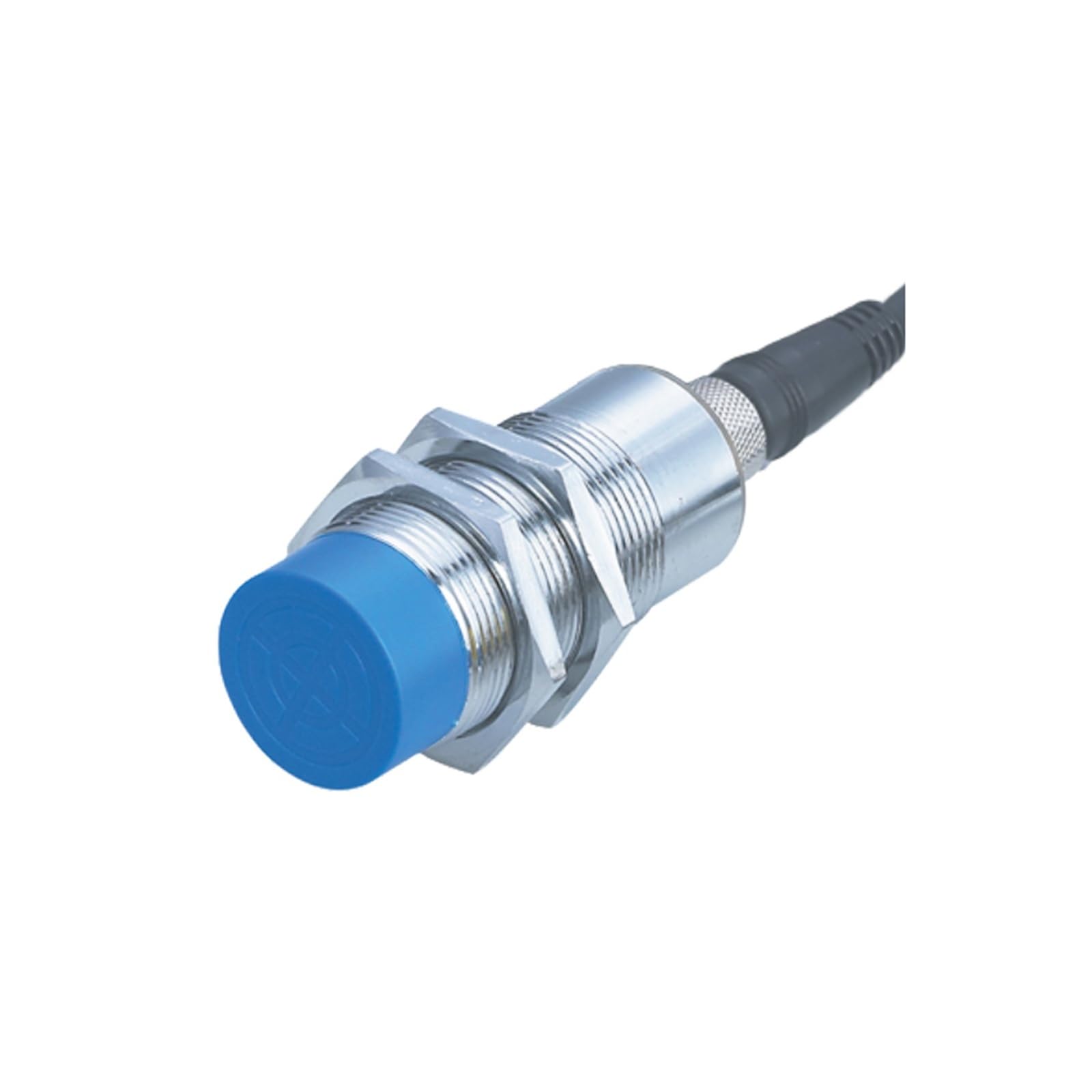 Interruptor de proximidad cilíndrico LJ30 Sensoring 10mm / 15mm DC 6-36VDC NPN PNP NO NC NO+ con cable enchufe aviación 2M(Sn15mm with straight,NO,DC 2-wire)