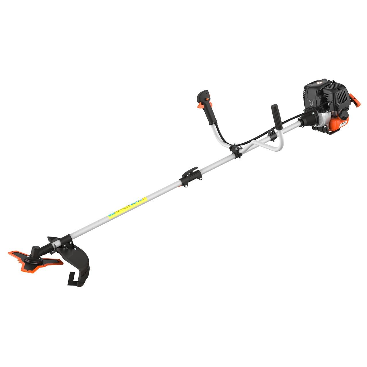 Podkaszarka Spalinowa FUXTEC FX-4MS131 - Silnik 31 cm3, 4-Suwowa, 1 KM, Profesjonalny Pasek do Przenoszenia, Cicha Praca, Easy Starter, Beznarzedziowy Dostep