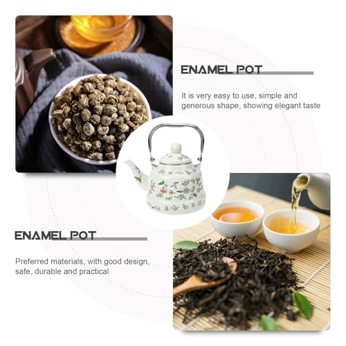 Bouilloire induction émaillée pour théière de cuisine robuste et durable - 8