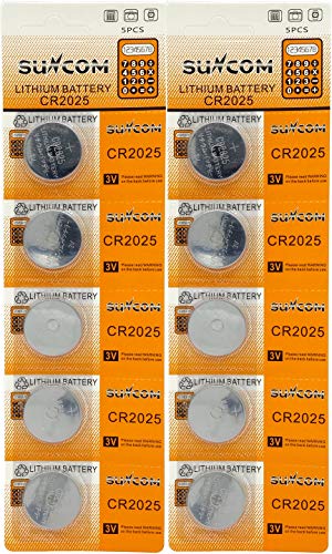 SUNCOM �R�C���d�r CR2025 2�V�[�g �I�[�f�B�I�t�@��