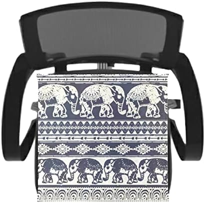 Boho Elephant Mandala Chair Cushion Memory Foam Seat Cushion with Washable Comfort Chair Pad for Kitchen Chair Outdoor Furniture Car Travel