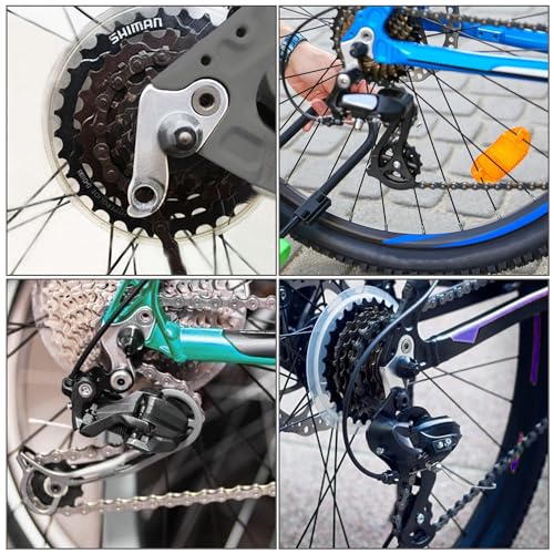 DesertBoy 2 Pièce Patte de Dérailleur, Patte de Derailleur Vélo, Dérailleurs Arrière de Vélo, Pattes de Derailleur VTT, Crochet de Queue de Véloavec Vis et Clé Allen pour la Plupart des Vélos – vue 6