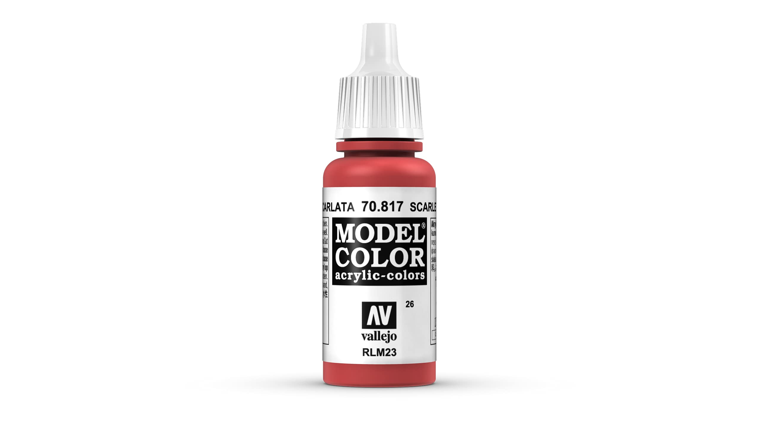 Vallejo Model Color 70817 Scarlet (17ml)