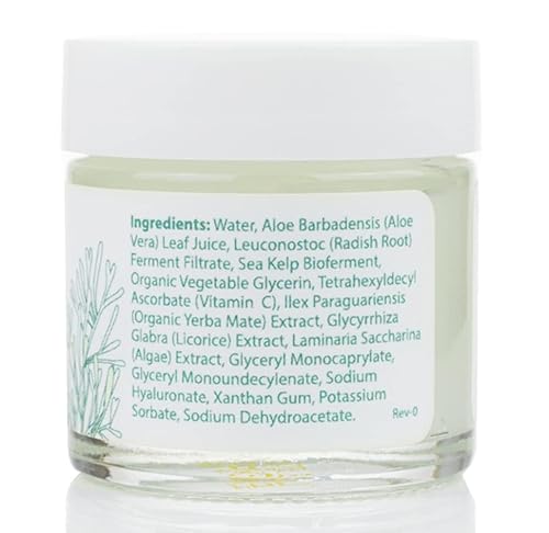 Miniatura 9 de Sea-el Vitamina C Kelp Gel tonificante y antiedad para el cuidado de la piel para hinchazón, bolsas debajo de los ojos y ojeras, refrescante brillo