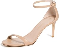 Stuart Weitzman Women's Nudist II Sandal 75 - Luxe Calf Leather Flats with Buckle Closure