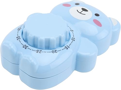 Uonlytech Temporizador de oso con temporizador digital, despertador, para niños, temporizador de trabajo, herramientas de gestión del tiempo,