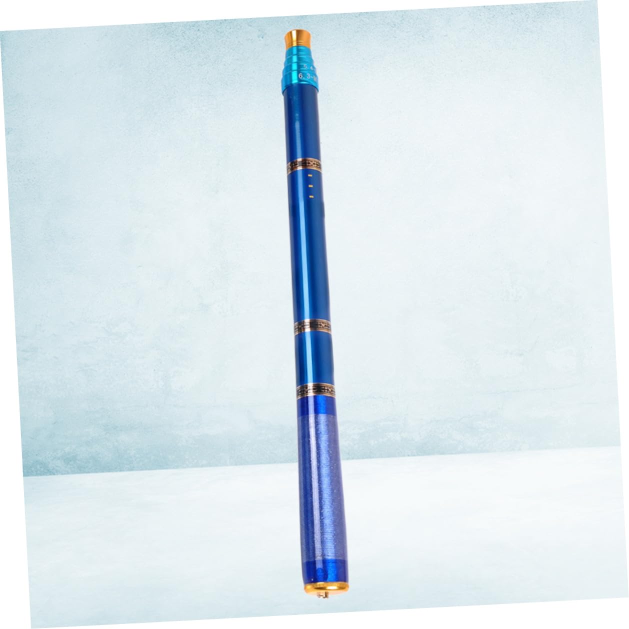 Canna da Pesca Blu Ultra Corta Retrattile in Fibra di Carbonio | Design Compatto, Alta Resistenza e Impugnatura Antiscivolo, Uso in Fiumi e Torrenti, Formato Leggero