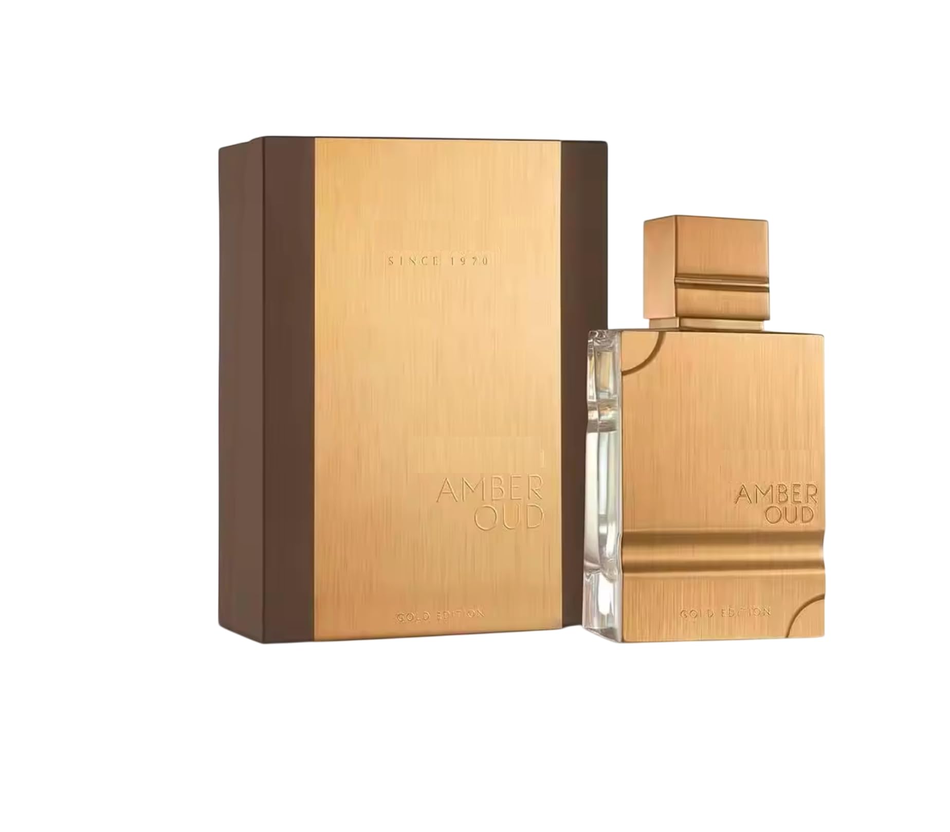 Amber Oud Gold Edition Eau De Parfum 60ml, Perfume Árabe Unisex Lujo | Fragancia Oriental de Larga Duración, Incluye Atomizador, Notas de Melón y Caramelo