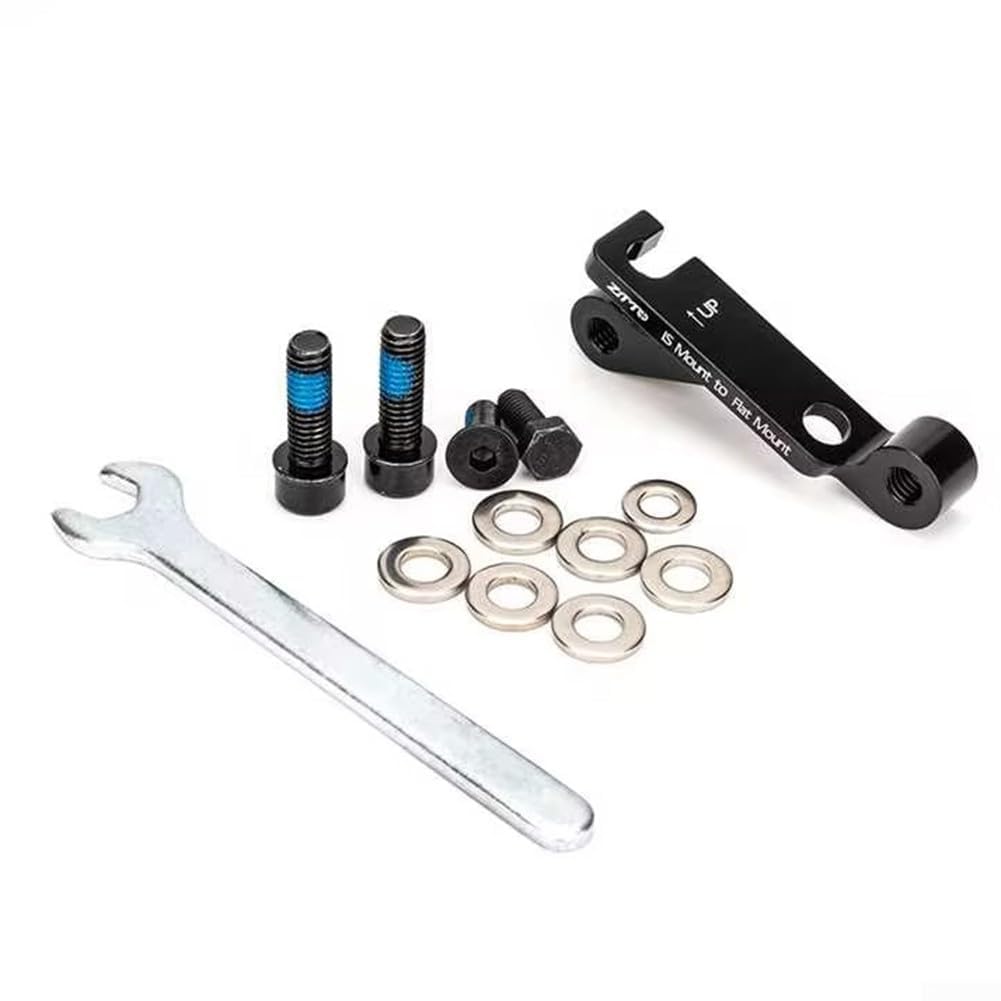 Per ZTTO MTB Post Mount a Flat Mount Disc Brake Adapter Bike Bracket IS PM a FM Pinza Adattatore Bicicletta 140 160mm 180mm