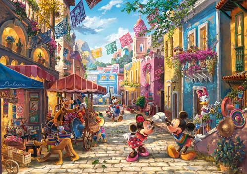 Disney, Mickey et Minnie au Mexique - 6000 pièces, Coloré