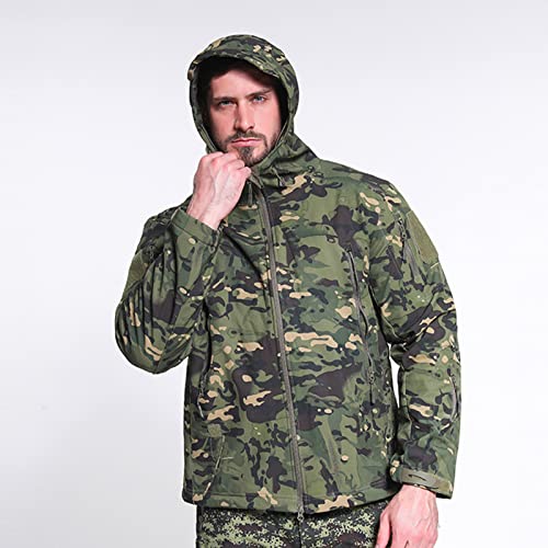 Chaqueta Rompeviento Militar Táctica para Hombre 3X-Large miniatura 2