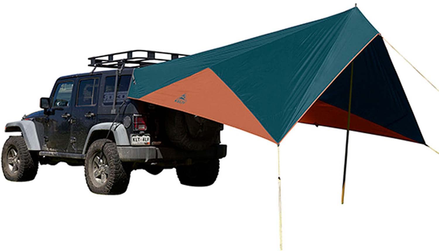 KELTY カーサイドタープ アウトドア キャンプ ケルティ 青/緑 KELTY カーサイドタープ アウトドア キャンプ ケルティ 青/緑