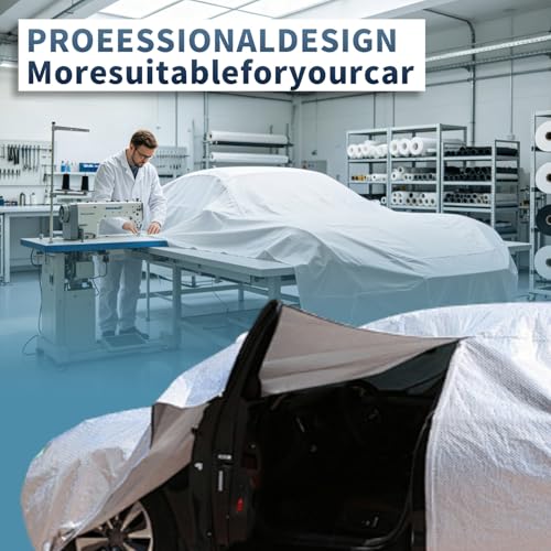 Image of GUNHYI 6 Layer Car Cover Custom Fit Toyota Avalon (2004-2022) Waterproof All Weather, Heavy Duty Outdoor Snow Sun Rain Uv Protection (Ships from US Warehouse, Delivery 3-5 Days)