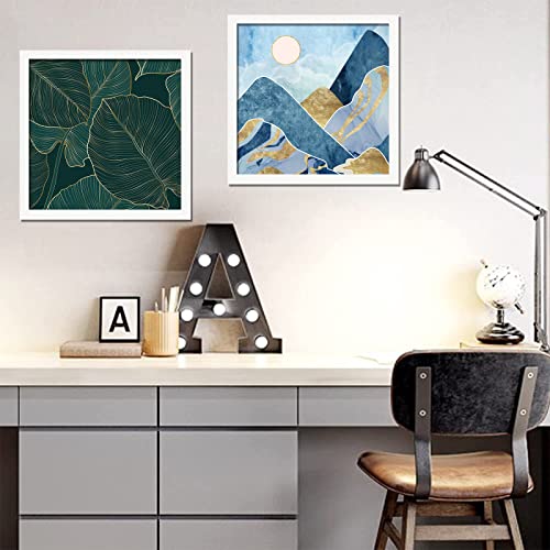 keibiubu Weißer Bilderrahmen, 20,3 x 20,3 cm, für quadratische Fotos, Poster, Leinwand, Zertifikate, Dokumente… – Ansicht 4