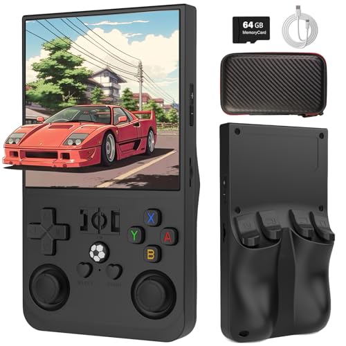R36MAX Retro Handheld Game Console – 18,000+ Classic Games, 4.0