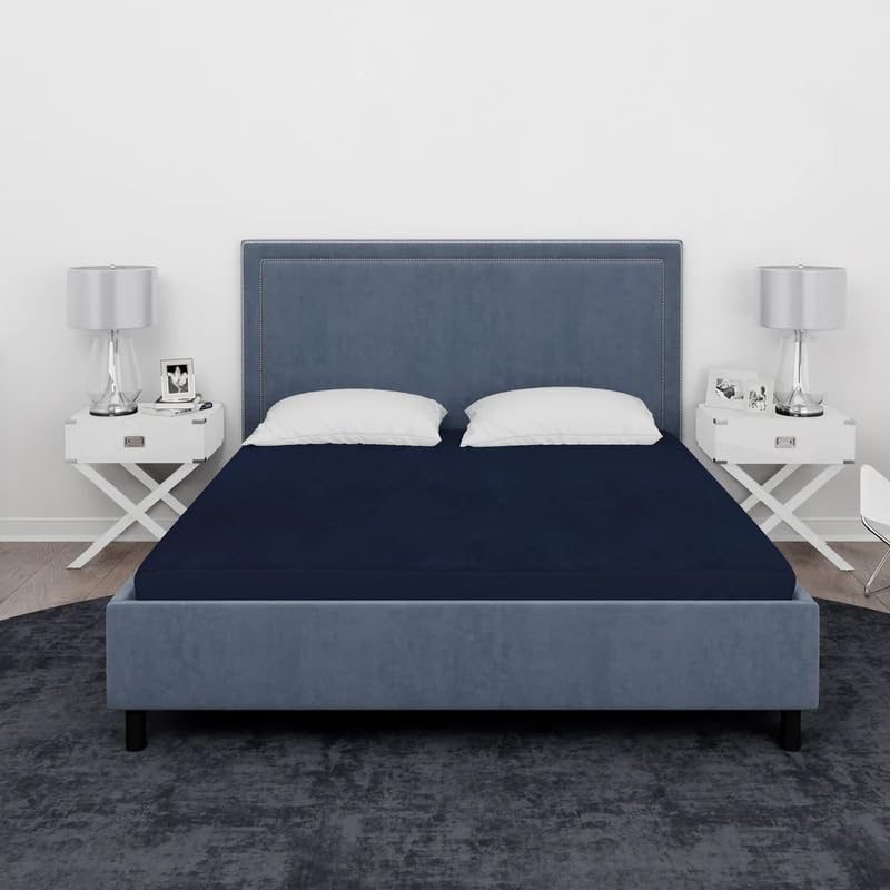 Waterproof Mattress Protector Queen Size 60×78 Inches | Super Soft Breathable Terry Cotton Double Bed Cover Fitted Bedsheet for Kids Urine Waterproof Mattress Protector Queen Size 60×78 Inches | Super Soft Breathable Terry Cotton Double Bed Cover Fitted Bedsheet for Kids Urine