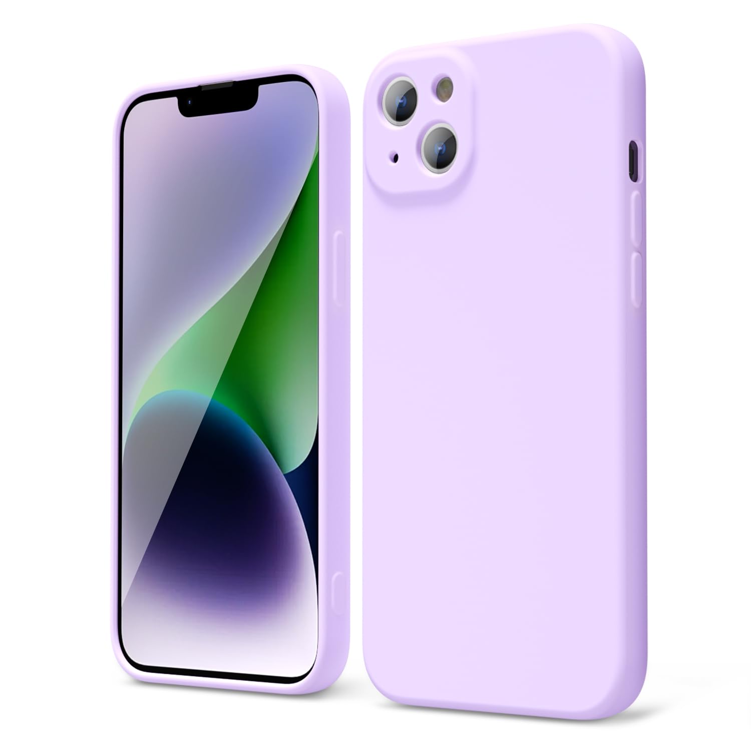 oakxco for iPhone 16 Pro Max Case Liquid Silicone, Soft Rubber Gel Elegant Aesthetic Basic Simple Cover, Cute Thin Slim TPU Matte Solid Color Plain Smooth Case for Women Girl, Light Pink — view 1466