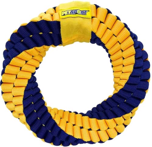 Petsports Dog Toys, Twisted Chews Giant Infinity Ring 10"