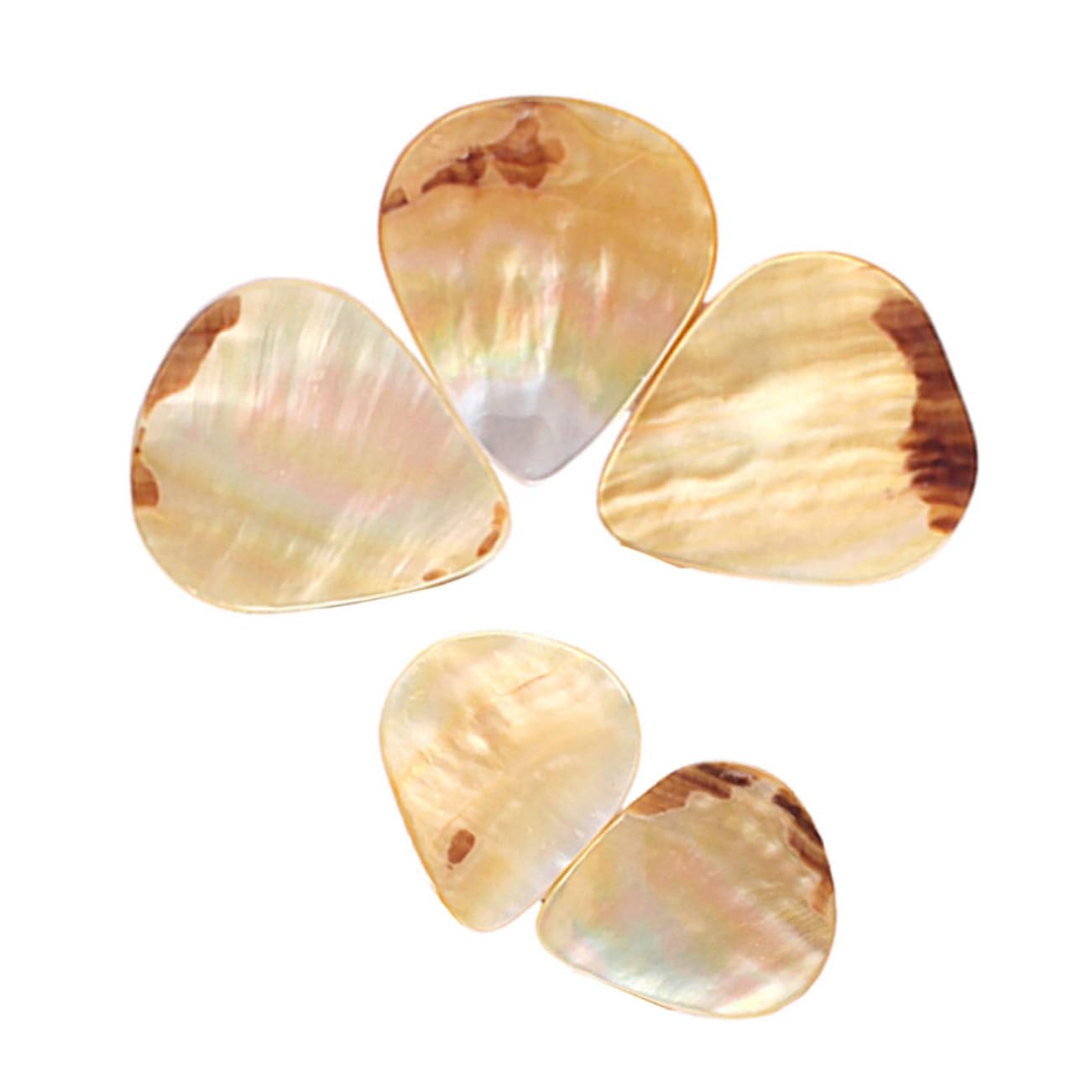 TOYANDONA 10pezzi Plettri Acustici Naturale Plettri Lisci Per Chitarra Accessori Musicali Pratici e Leggeri